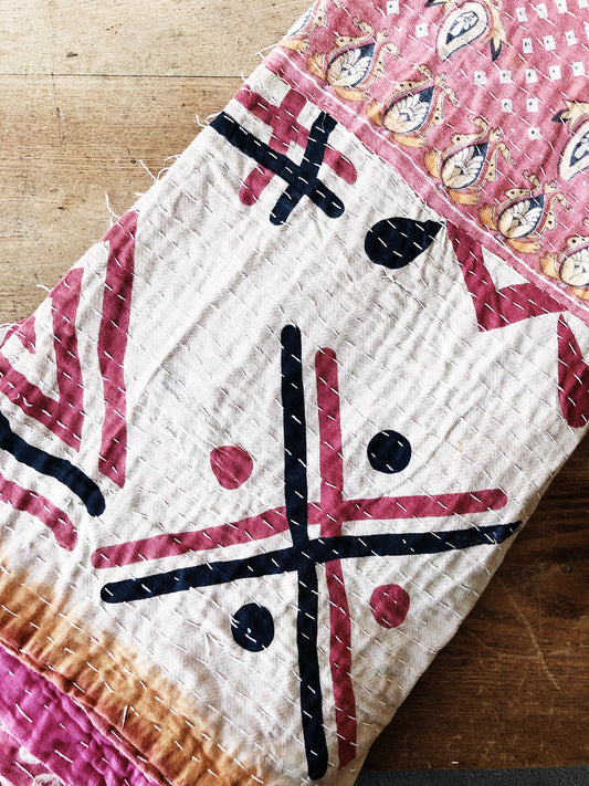Vintage Kantha Quilt