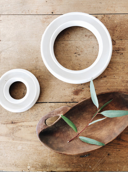 Vintage Circular Ceramic Planter
