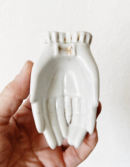 Vintage Porcelain Hands Dish