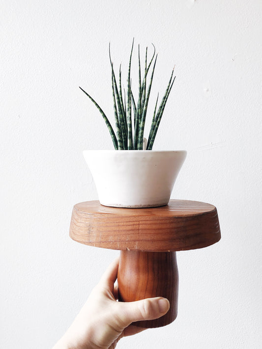 Vintage Handmade Stump Stand