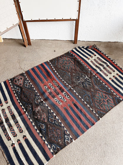 1920s Hand Knotted Wool Rug