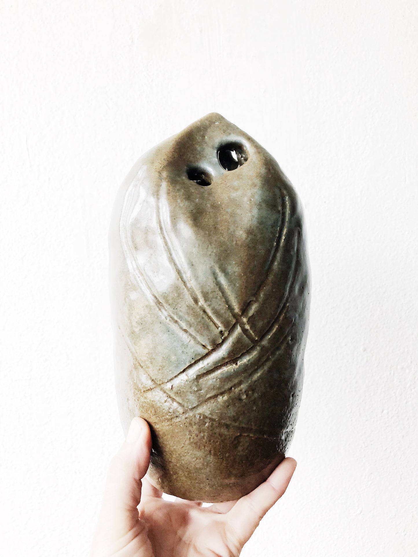 Handmade Brutalist Ikebana Vase
