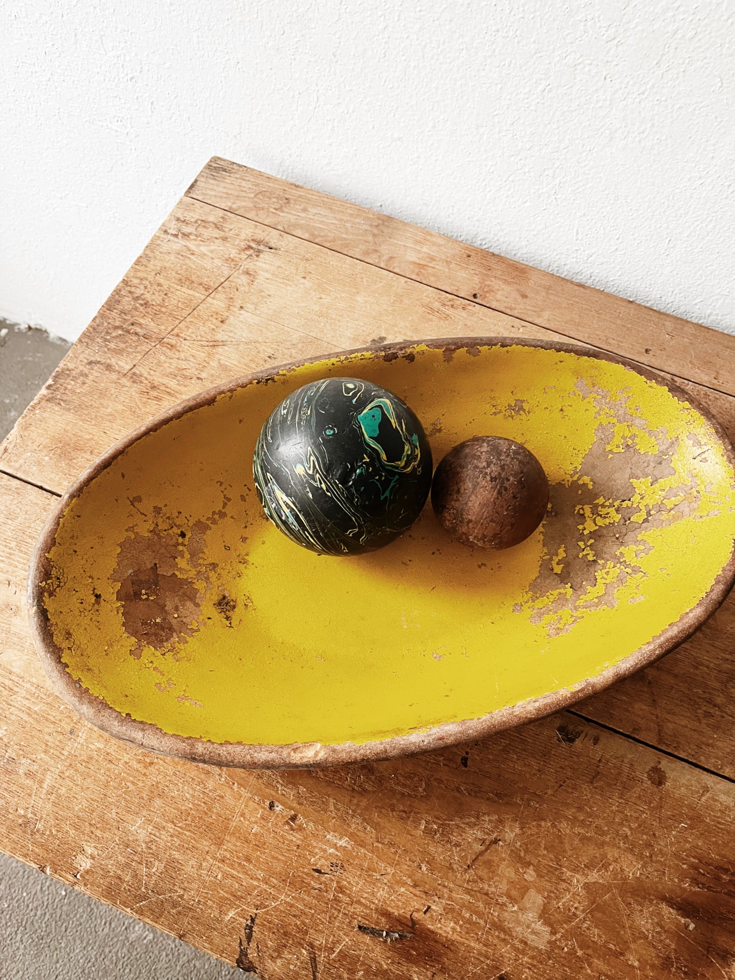 Primitive Wood Dough Bowl