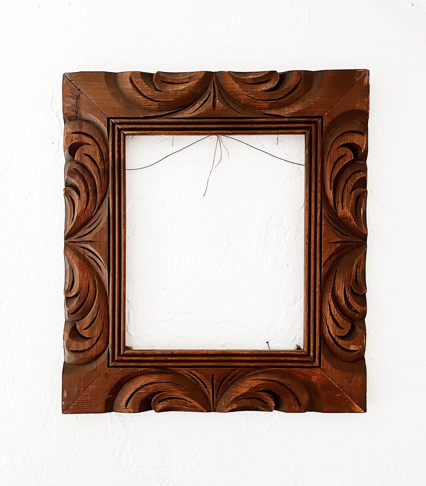 Antique Carved Wood Frame