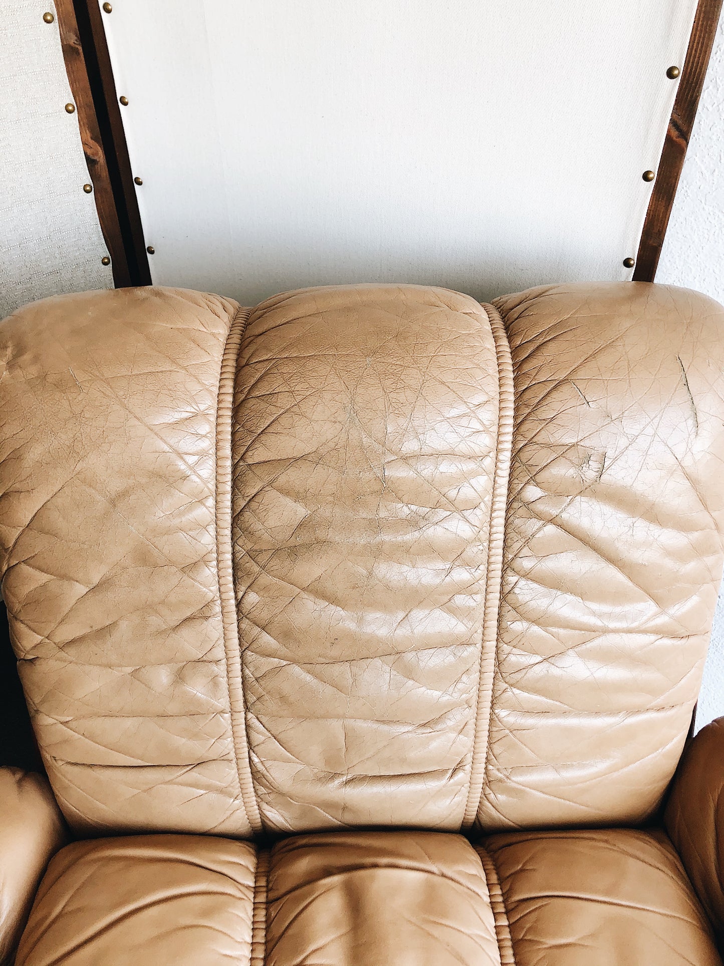Vintage 1970s Ekornes Manhattan Loveseat or Chair
