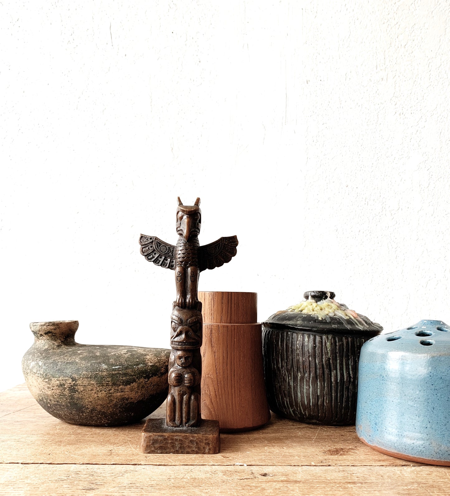 Vintage Resin Totem Pole