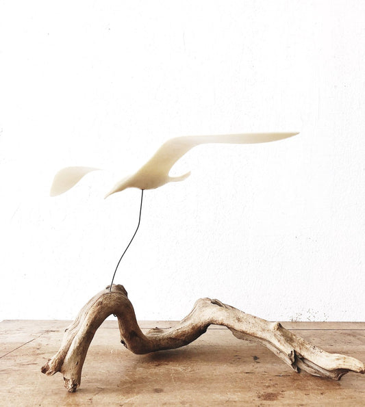 Vintage Driftwood Sculpture