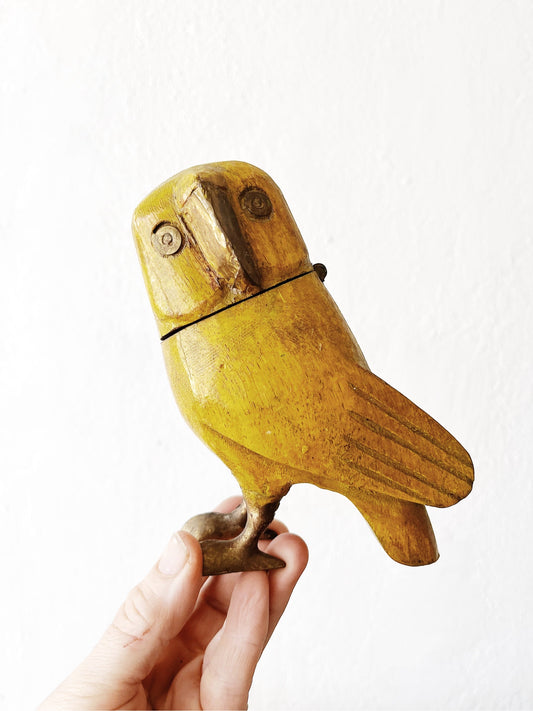 Vintage Folk Owl Box