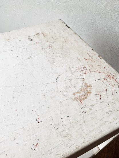 Vintage Industrial Metal Table