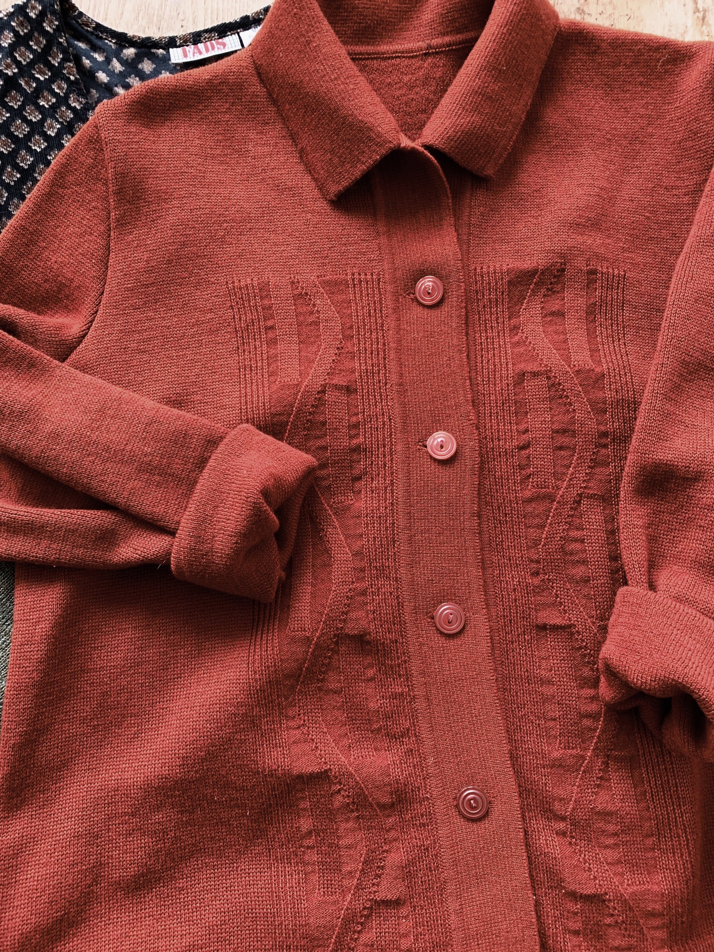 Vintage Wool Cardigan Jacket