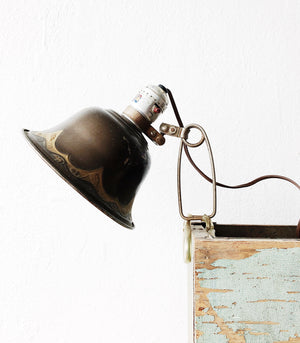 Vintage Industrial Clamp Lamp