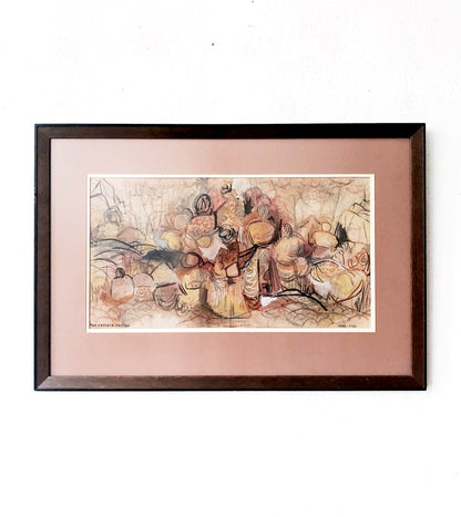 Original N Eng Mid Century Watercolor