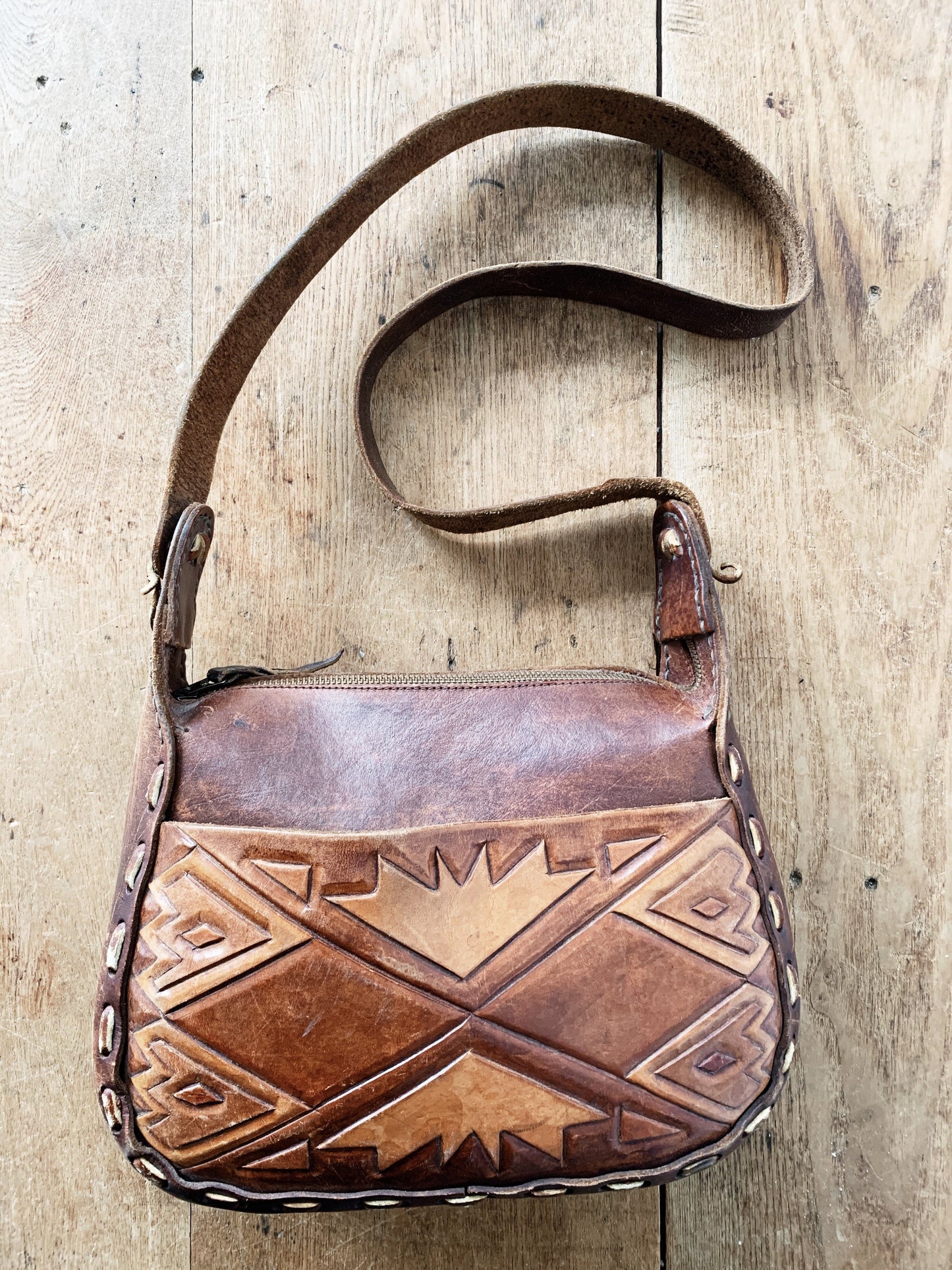 1970’s Tooled Leather Purse
