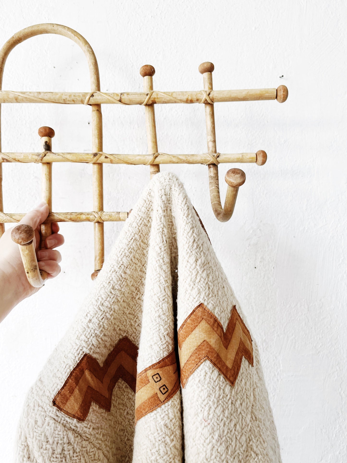 Vintage Bentwood Bamboo Rack