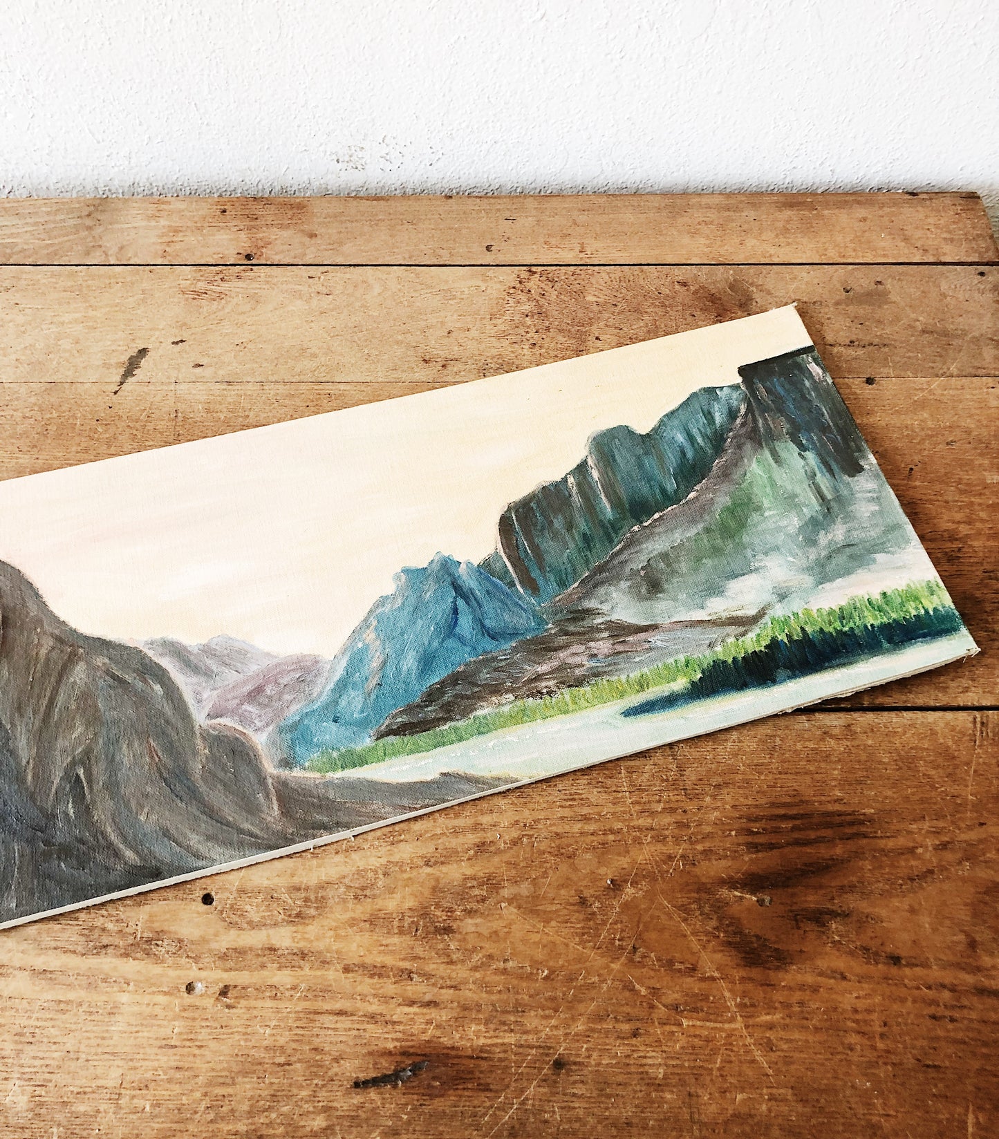 Oblong Landscape on Board
