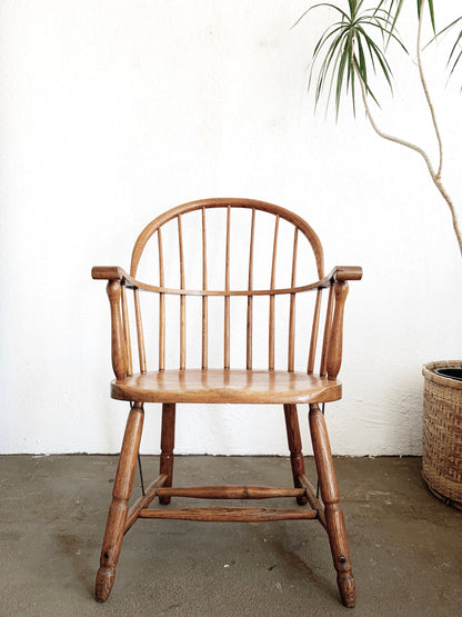 Vintage Oak Windsor Arm Chair