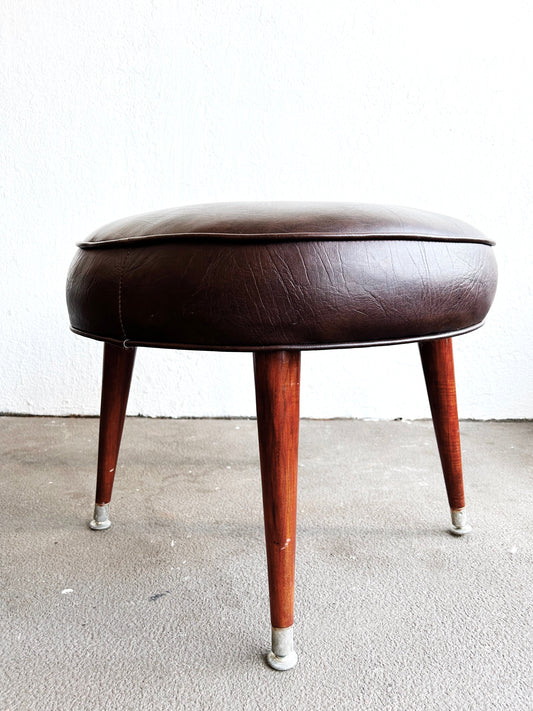 Large Mid Century Ottoman/Stool