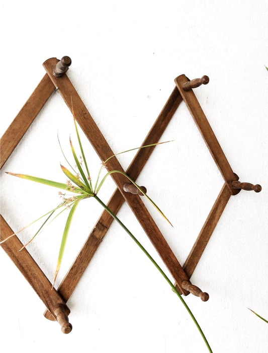 Vintage Accordion Rack