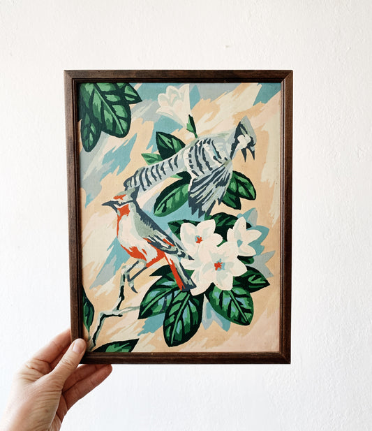 Vintage Framed Paint by Number