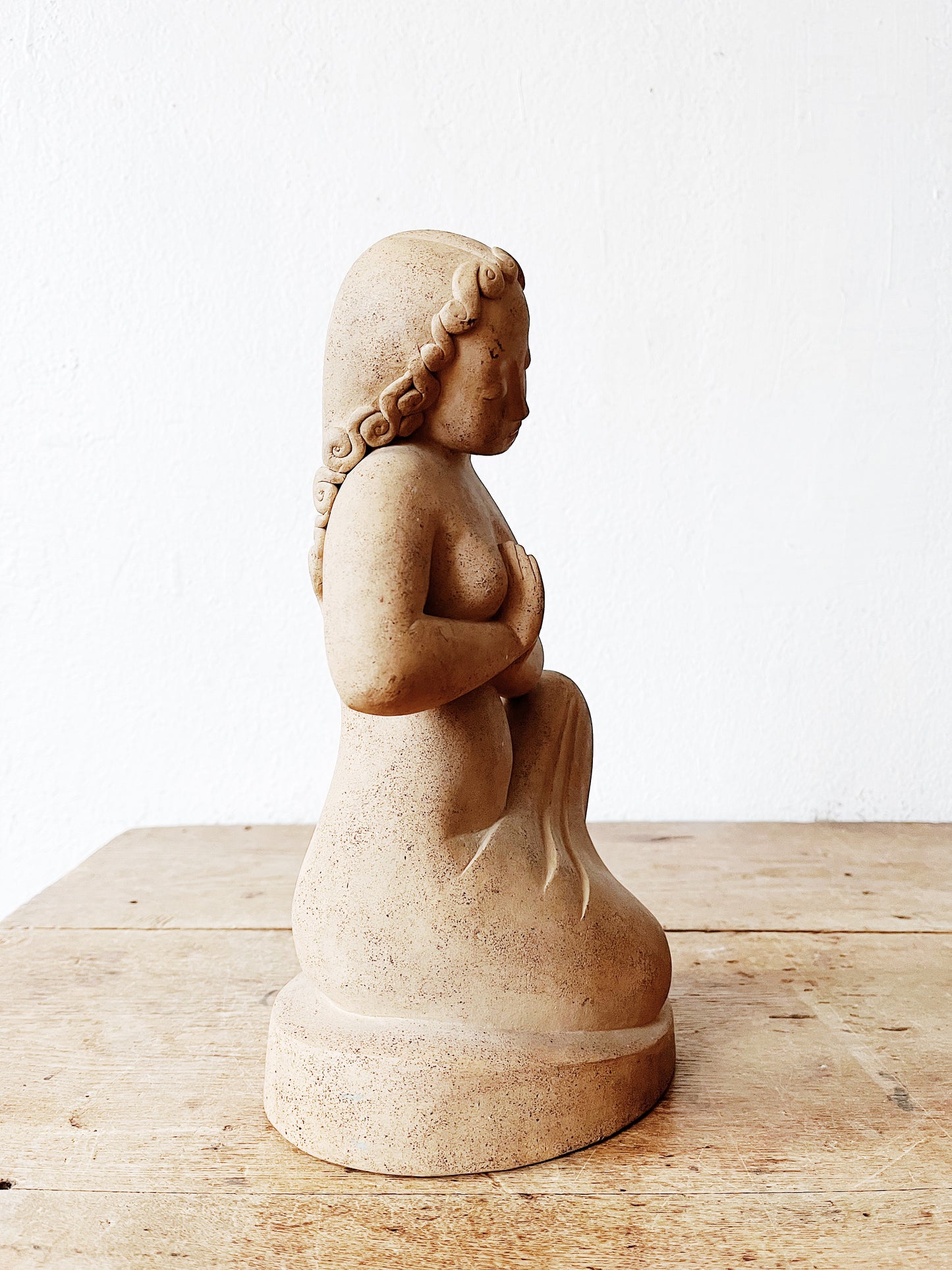 Sandstone Meditation Sculpture