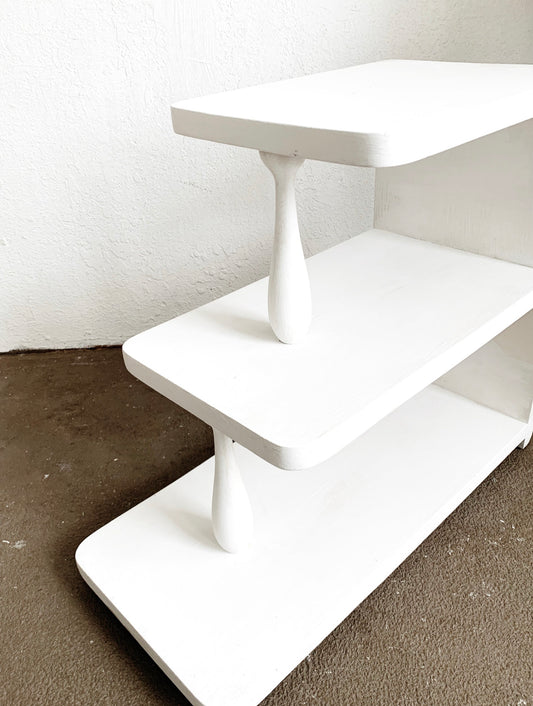 Vintage Tiered Wood Shelf