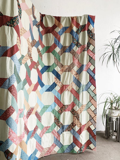 Handmade Cotton Quilt Topper