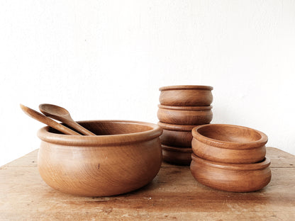 Vintage 9 Piece Teak Set