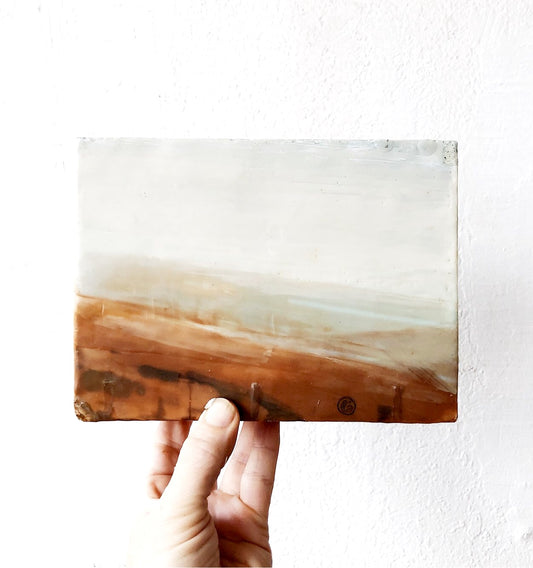 Original Encaustic Landscape Mini Painting