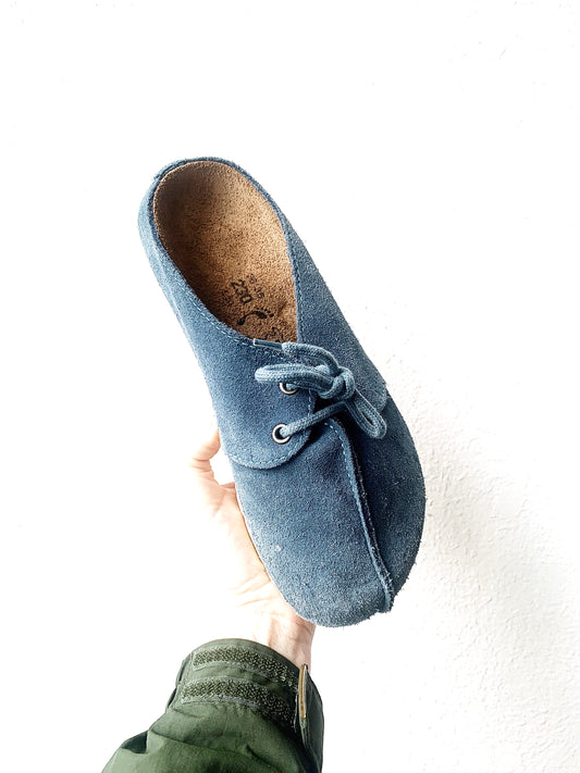 Blue Suede Birkenstock’s Size 36
