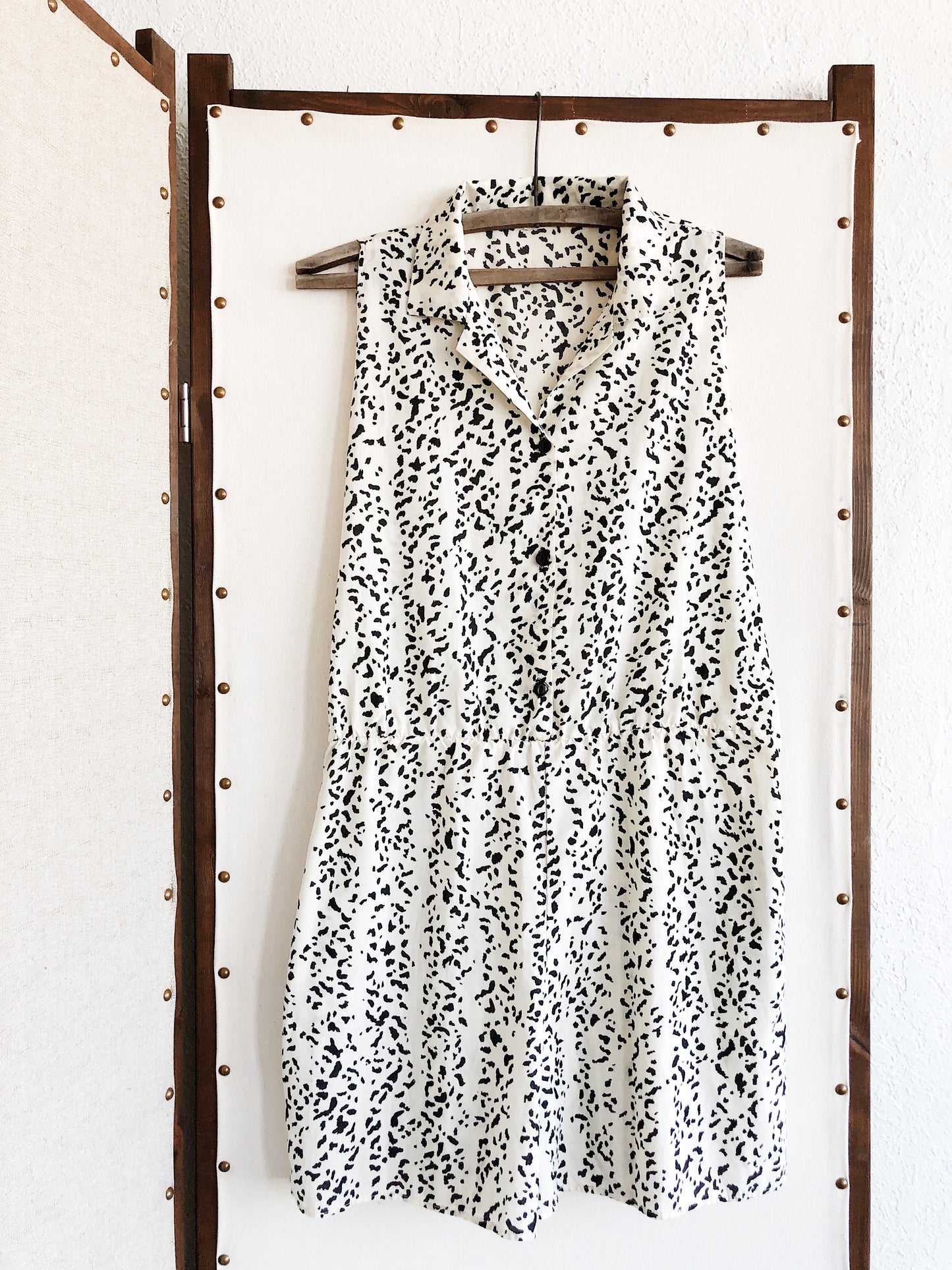 Vintage Animal Print Romper