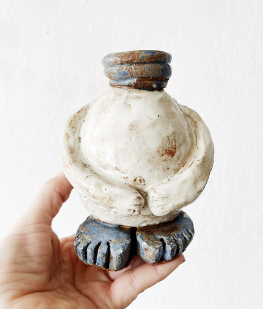 Handmade Ceramic Vase or Candle Stick