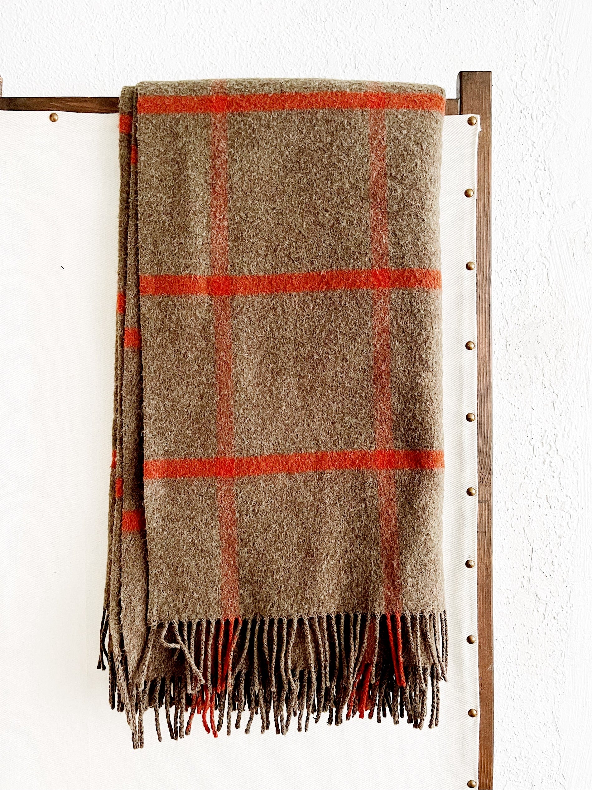 Netherfield Wool Windowpane Blanket