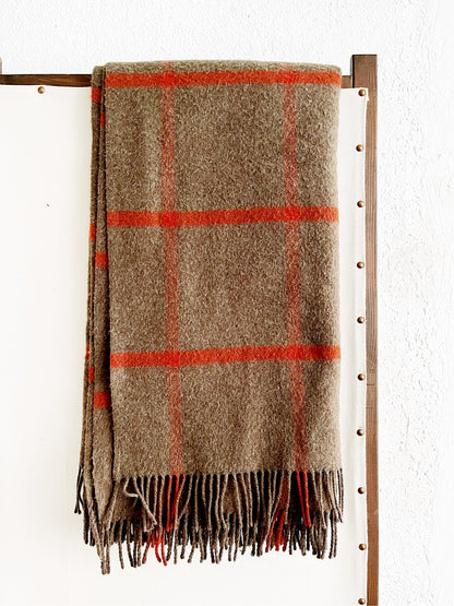 Netherfield Wool Windowpane Blanket