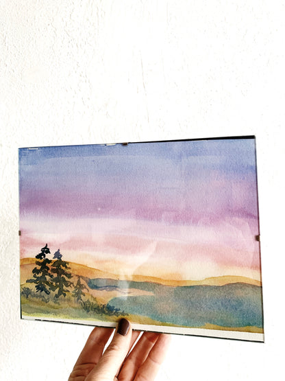 Original Watercolor Landscape