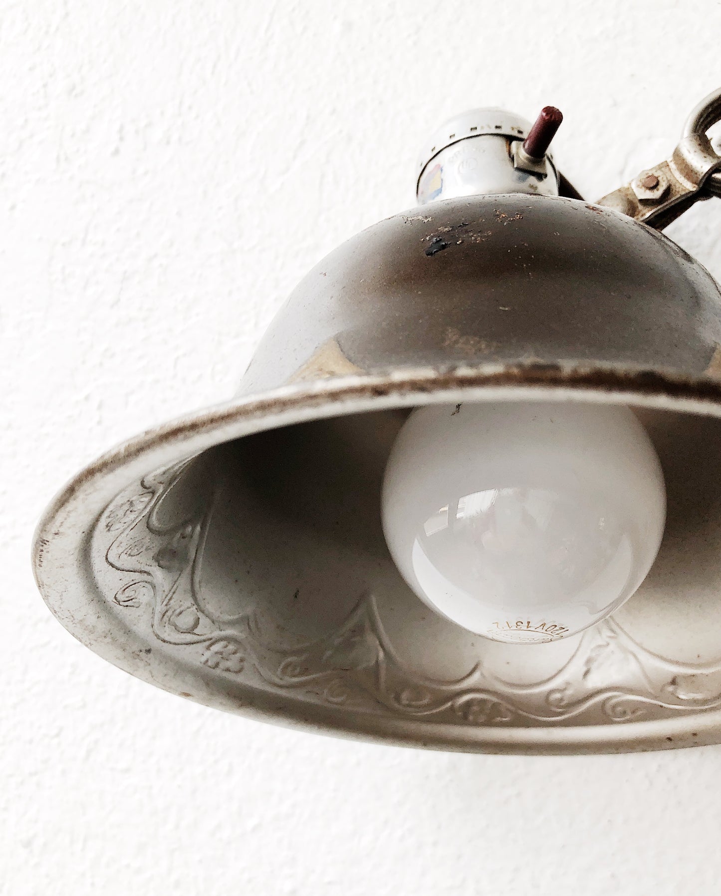 Vintage Industrial Clamp Lamp