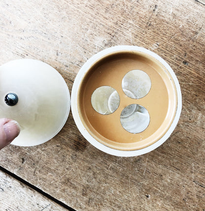 Deco Era Etched Glass Box