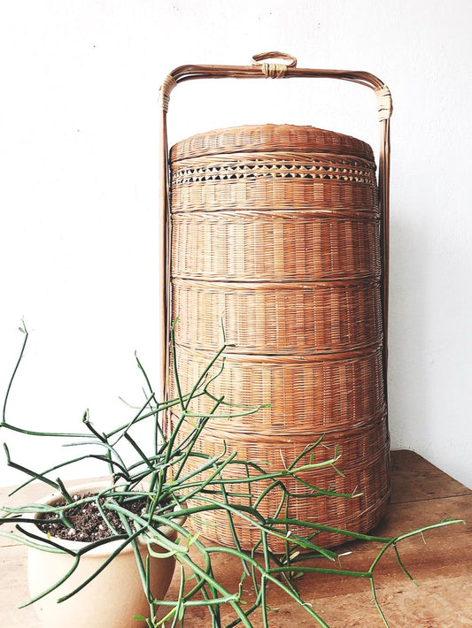 Vintage Japanese Wedding Basket