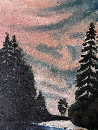 Antique Oil Landscape Paintings