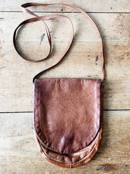 Vintage J. Duseu Leather Cross Body Purse