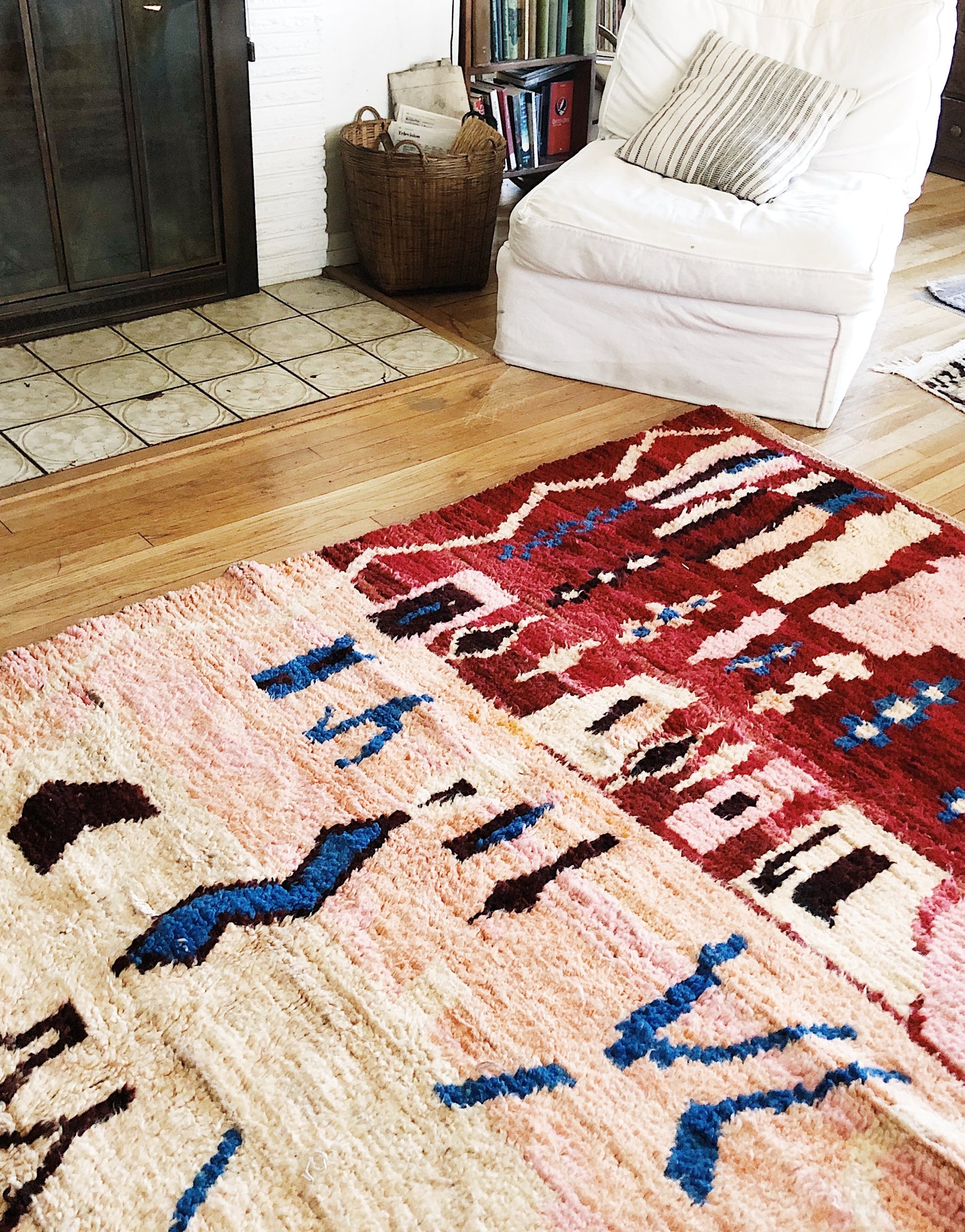 Vintage Moroccan Wool Berber Rug
