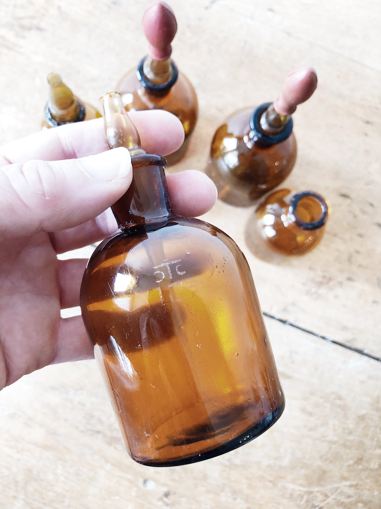 Antique Apothecary Bottles from the Original Kiehl’s Pharmacy NYC