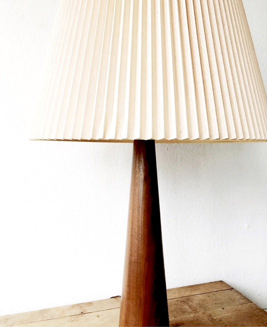 Extra Large Pleated Linen Shade