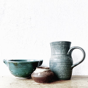 Handmade Pottery Berry Bowl / Colander