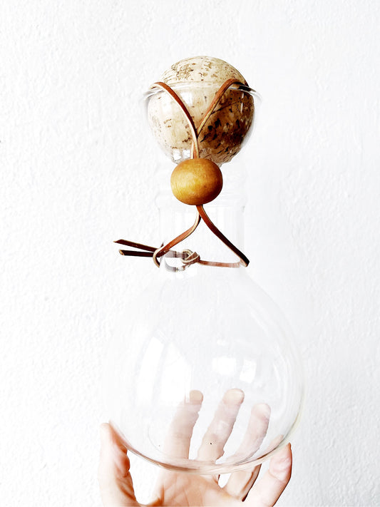 Vintage Pyrex Carafe with Cork