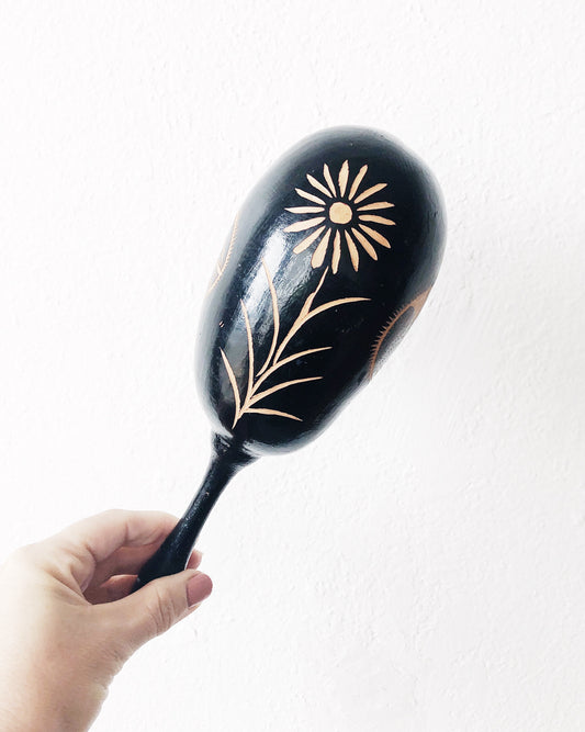 Vintage Carved Maraca