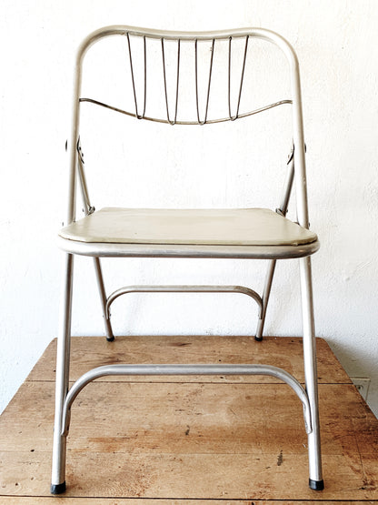 Mid Century Airlite Folding Aluminum Chair