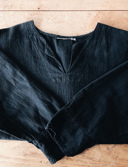 Vintage Cotton Linen Tunic