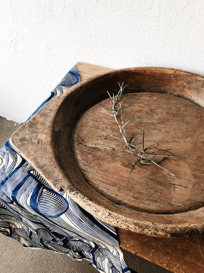 Primitive Wood Dough Bowl