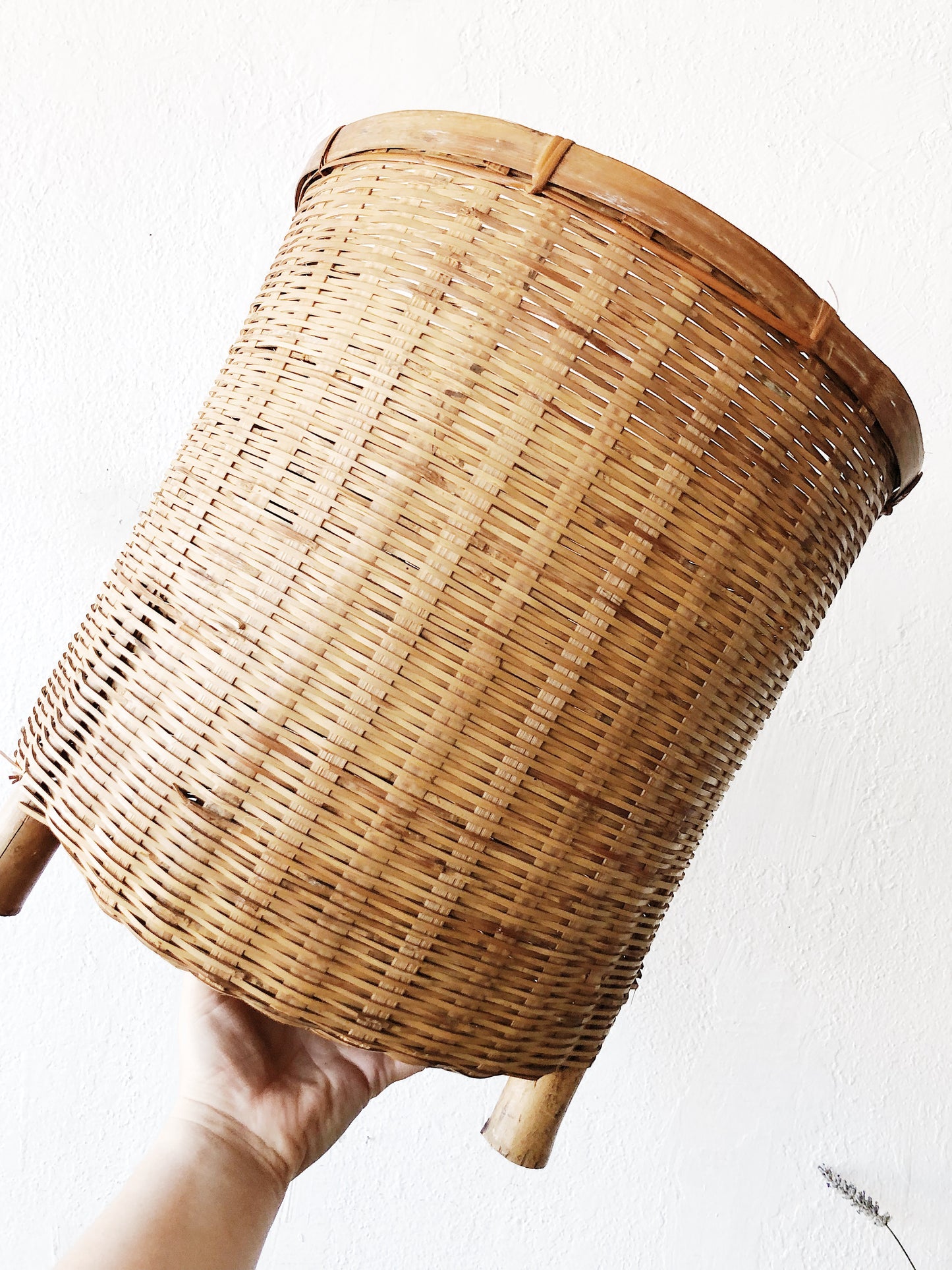 Oversized Bamboo Floor Planter