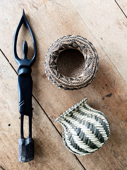 Vintage Carved Wood Statue Africa
